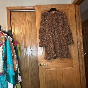 Who What Wear Animal Print Dress